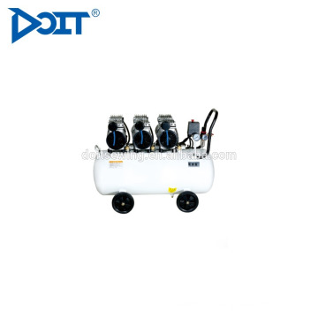 DT600H-65 preço de compressor de ar silencioso isento de óleo de cabeça tripla